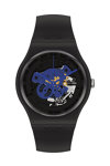 SWATCH Time to Blue Big Black Bio-Sourced Material Strap