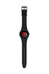 SWATCH Time to Red Big Black Bio-Sourced Material Strap