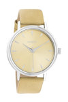 OOZOO Timepieces Yellow Leather Strap