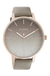 OOZOO Timepieces Grey Leather Strap