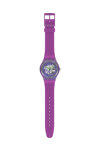 SWATCH Gents Shimmer Purple Silicone Strap