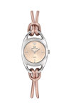GO Women Crystals Pink Leather Strap