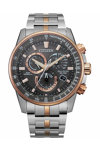 CITIZEN Promaster Eco-Drive RadioControlled Chronograph Two Tone Stainless Steel Bracelet
