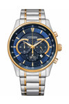 CITIZEN Gents Chronograph Two Tone Stainless Steel Bracelet
