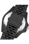 BEVERLY HILLS POLO CLUB Gents Black Stainless Steel Bracelet