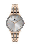BEVERLY HILLS POLO CLUB Ladies Crystals Rose Gold Stainless Steel Bracelet