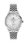 BEVERLY HILLS POLO CLUB Ladies Diamonds Silver Stainless Steel Bracelet