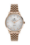 BEVERLY HILLS POLO CLUB Ladies Diamonds Rose Gold Stainless Steel Bracelet