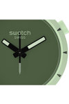 SWATCH Big Bold Lost In The Forest Green Silicone Strap