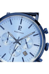PIERRE LANNIER Baron Chronograph Blue Stainless Steel Bracelet