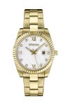 GREGIO Mallory Crystals Gold Stainless Steel Bracelet