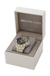 Michael KORS Everest Crystals Chronograph Two Tone Stainless Steel Bracelet