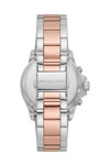 Michael KORS Everest Crystals Chronograph Two Tone Stainless Steel Bracelet