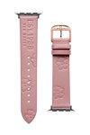 TED Magnolia Pink Saffiano Leather Strap for APPLE Watches 38-40 mm
