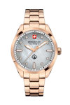 SWISS MILITARY HANOWA Mountain Crystals Rose Gold Stainless Steel Bracelet