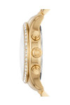 Michael KORS Lexington Crystals Chronograph Gold Stainless Steel Bracelet
