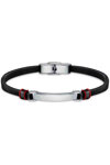 SECTOR Bandy Stainless Steel and Leather Bracelet