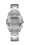 BEVERLY HILLS POLO CLUB Dual Time Silver Stainless Steel Bracelet