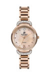 BEVERLY HILLS POLO CLUB Diamonds Rose Gold Stainless Steel Bracelet