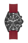 BEVERLY HILLS POLO CLUB Chronograph Red Rubber Strap