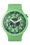 SWATCH Big Bold Fresh Squeeze Green Silicone Strap