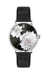 TED BAKER Phylipa Peonia Black Leather Strap
