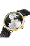 TED BAKER Phylipa Peonia Black Leather Strap