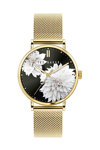 TED BAKER Phylipa Peonia Gold Stainless Steel Bracelet