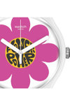 SWATCH Flower Hour Two Tone Silicone Strap
