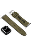 TIMBERLAND Barnesbrook Olive Green Leather Smart Strap Replacement for Smartwatches (22 mm)