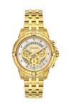 BREEZE Divinia Crystals Chronograph Gold Stainless Steel Bracelet
