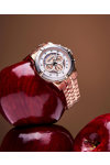 BREEZE Divinia Crystals Chronograph Rose Gold Stainless Steel Bracelet