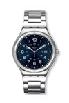 SWATCH Irony Big Classic Blue Boat Again Silver Stainless Steel Bracelet