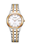 CITIZEN Eco-Drive Crystals Two Tone Stainless Steel Bracelet