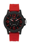 CATERPILLAR Groovy Red Silicone Strap