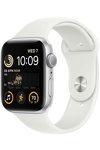 Apple Watch SE GPS 40mm Silver with White Sport Band