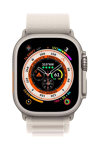 Apple Watch Ultra GPS + Cellular 49mm with Starlight Alpine Loop - Medium