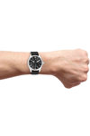 OOZOO Timepieces Black Synthetic Strap