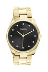 OOZOO Timepieces Crystals Gold Stainless Steel Bracelet