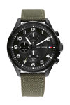 Tommy HILFIGER Casual Dual Time Khaki Fabric Strap