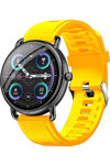 DAS.4 SG65 Smartwatch Yellow Silicone Strap