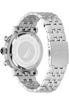 NAUTICA Spettacolare Reissue Chronograph Silver Stainless Steel Bracelet