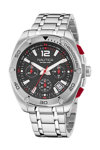 NAUTICA Tin Can Bay Chronograph Silver Stainless Steel Bracelet