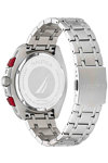 NAUTICA Tin Can Bay Chronograph Silver Stainless Steel Bracelet