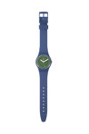 SWATCH Cycles Of Indigo Blue Silicone Strap