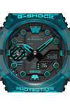 CASIO G-SHOCK Smartwatch Chronograph Turquoise Rubber Strap