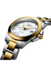 LONGINES Conquest Diamonds Two Tone Stainless Steel Bracelet