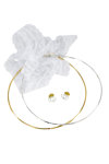 SAVVIDIS Silver Plated and Gold Plated (18ct) Brass Wedding Wreaths