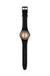 SWATCH Clear Sign Black Silicone Strap