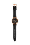 SWATCH Stain Sheen Chronograph Black Rubber Strap